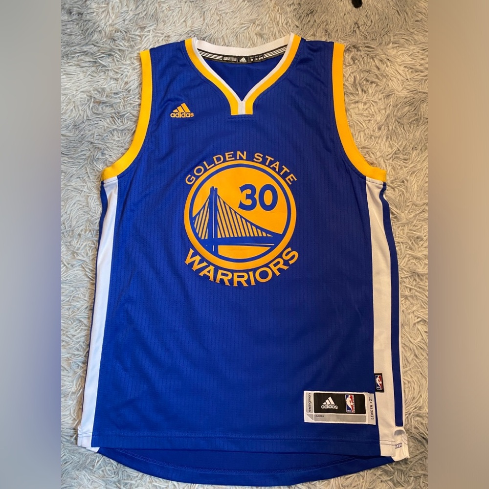 GSW Golden State Warriors Jersey Steph Curry #30 NBA Authentic Size M
